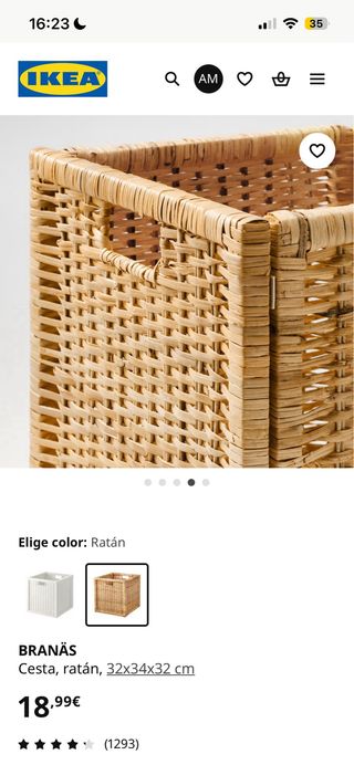 2 Cestas Branäs IKEA