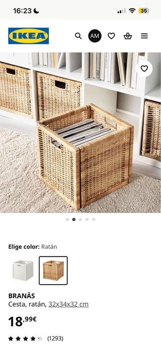 2 Cestas Branäs IKEA