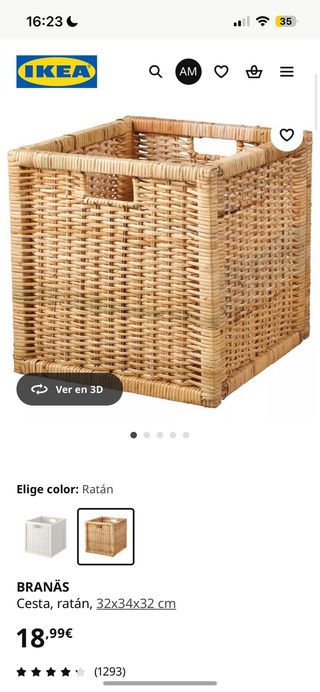 2 Cestas Branäs IKEA