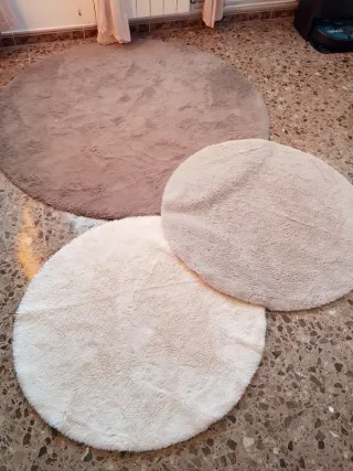 Pack 3 alfombras redondas