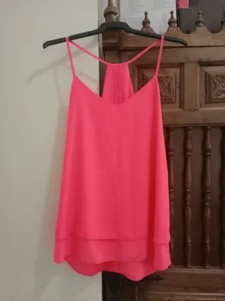 Blusa rosa tirantes