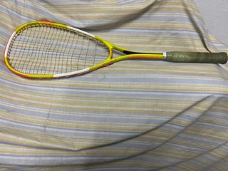 Raqueta de Squash Amarilla y Roja