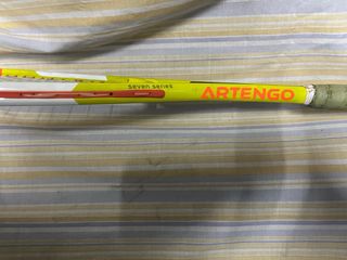 Raqueta de Squash Amarilla y Roja