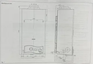 Calentador Edesa 8 meses de uso