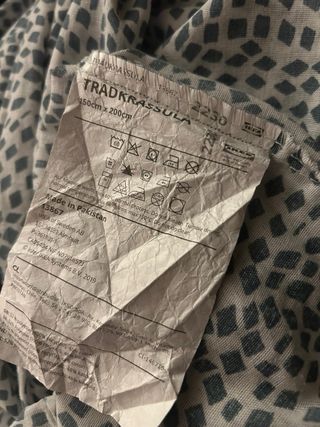 Funda Nórdica TRÄDKRASSULA + Funda Almohada IKEA