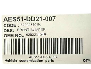 Paragolpes del dacia 620223104r sandero iii 117580