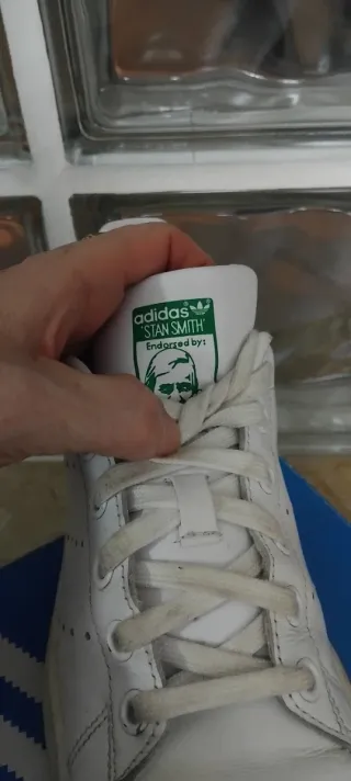 Adidas Stan Smith Donna Bianco/Verde Tg 36