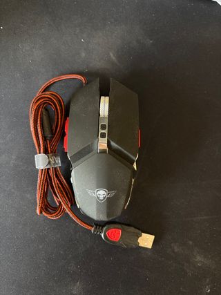 Ratón Gaming Negro y Rojo