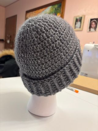 Berretto Lana Cachemire Crochet Storm