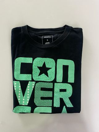 Camiseta Converse Negra Talla S