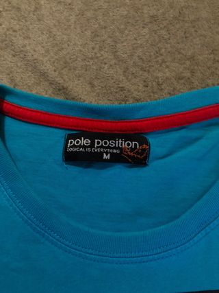 Camiseta azul Pole Position