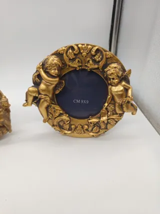 Set 3 Portafoto Angioletti Dorati