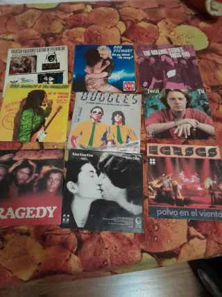 Lote 9 singles vinilo varios artistas