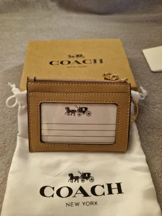 Portafoglio Coach Beige