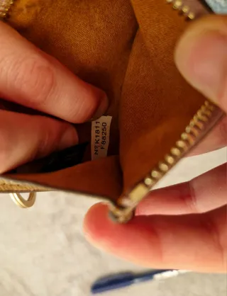 Portafoglio Coach Beige