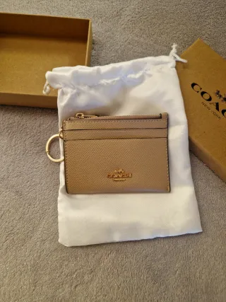 Portafoglio Coach Beige
