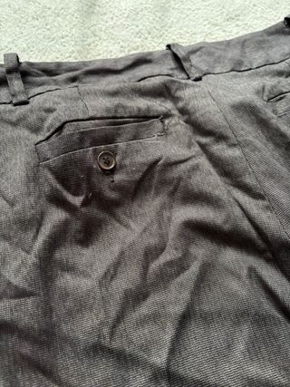 Pantalón de traje marrón Zara