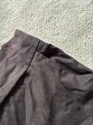 Pantalón de traje marrón Zara