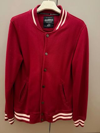 Giacca Alcott pile bicolore rossa M