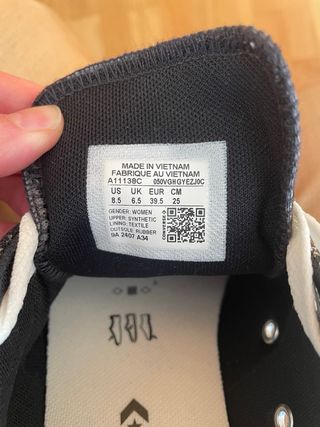 Zapatillas Converse Chuck Taylor Glitter