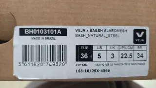 Veja Zapatillas Deportivas Beige y Rosa