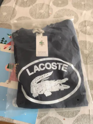 Camiseta Lacoste Azul Talla XXL