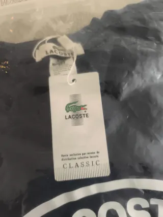 Camiseta Lacoste Azul Talla XXL