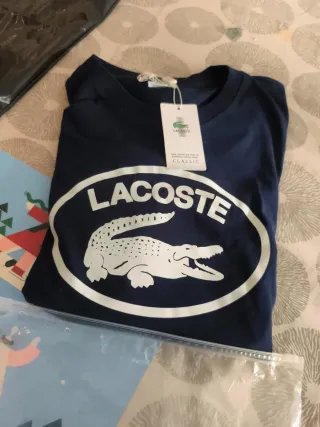 Camiseta Lacoste Azul Talla XXL