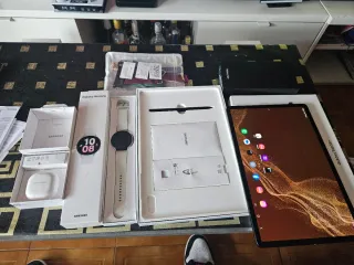 Samsung Galaxy Watch + Auriculares + Tablet