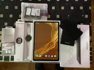 Samsung Galaxy Watch + Auriculares + Tablet