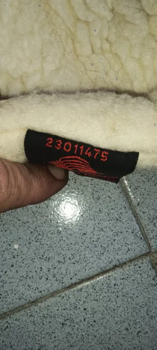 Manta de lana 100% beige