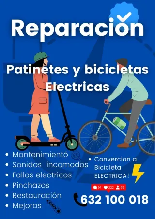 Servicio de patinetes y bicicletas electricas