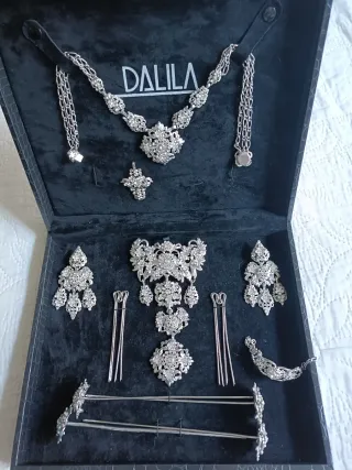 Aderezo Fallera Plata Dalila