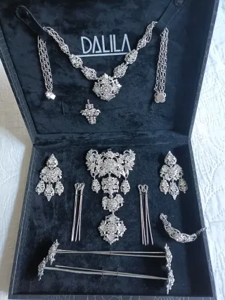 Aderezo Fallera Plata Dalila