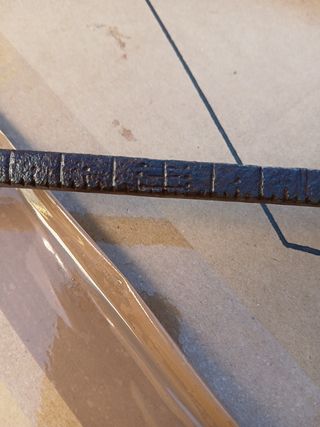 Balanza romana de hierro antigua xviii