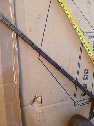 Balanza romana de hierro antigua xviii