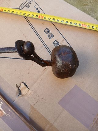 Balanza romana de hierro antigua xviii