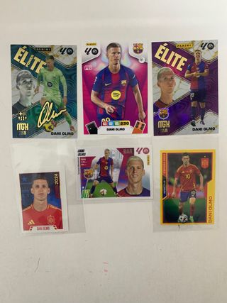 Lote Cromos Dani Olmo FC Barcelona