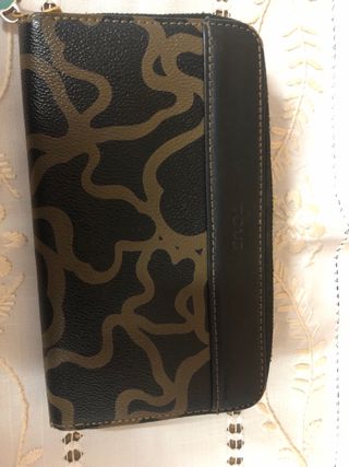 Cartera Tous Grande Negra y Verde Oliva