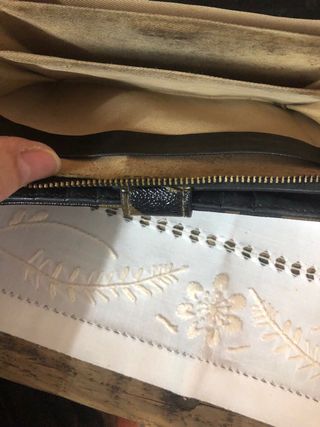 Cartera Tous Grande Negra y Verde Oliva