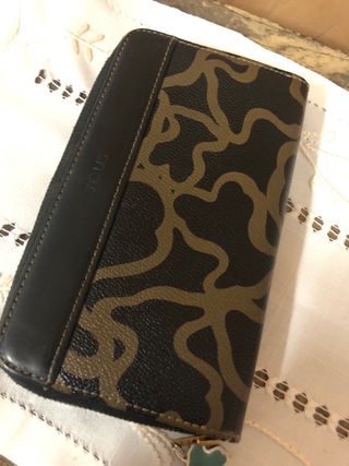 Cartera Tous Grande Negra y Verde Oliva