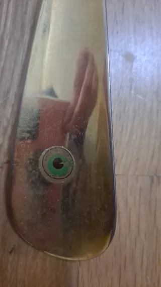 Antiguo calzador con mango de pato