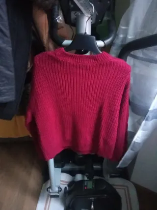 Maglioncino bordo  lavorato a trecce