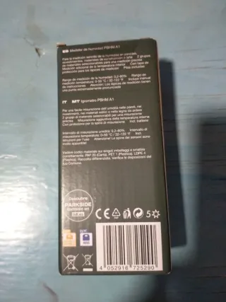 Medidor de humedad Parkside Igrometro