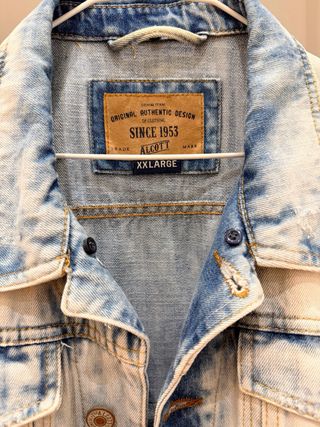 Gilet in jeans ALCOTT giro manica