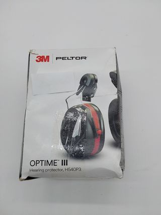 3M PELTOR Optime III Cuffie per casco nere 34 dB (1 cuffia/scatola), H540P3EB-413-SV