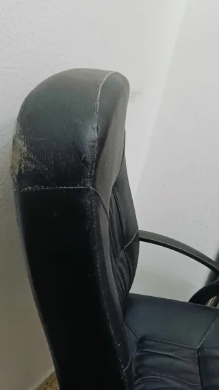 Silla giratoria oficina negra