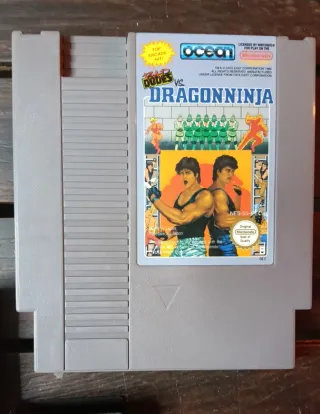 Bad Dudes vs Dragon Ninja Nintendo NES PAL B