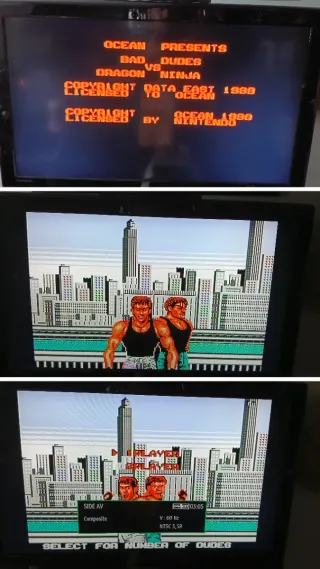 Bad Dudes vs Dragon Ninja Nintendo NES PAL B