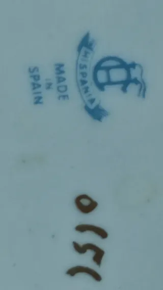 Jarrón antiguo floral